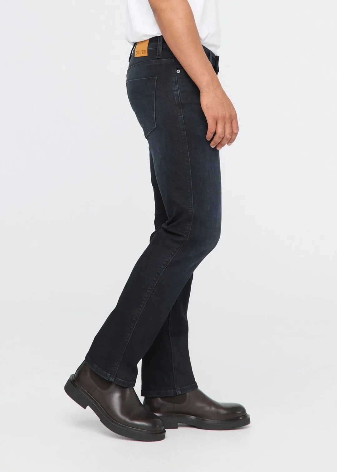 Perf. Denim Straight Carbon