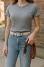 Suede Leather Belt