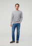 Perf Straight Alpine Indigo