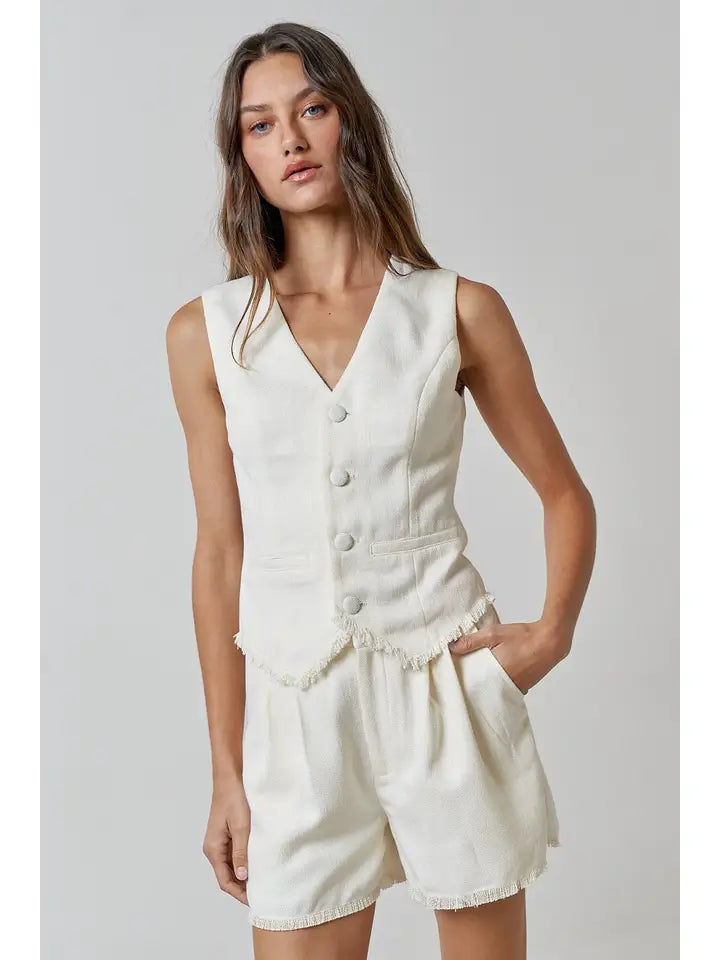 Linen Vest