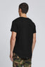Slub Hi Lo Black