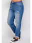 Plus Size Slim Fit Boyfriend Jeans