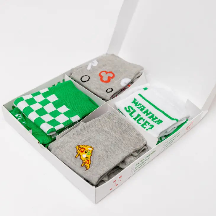 Veggie Pizza Socks Set