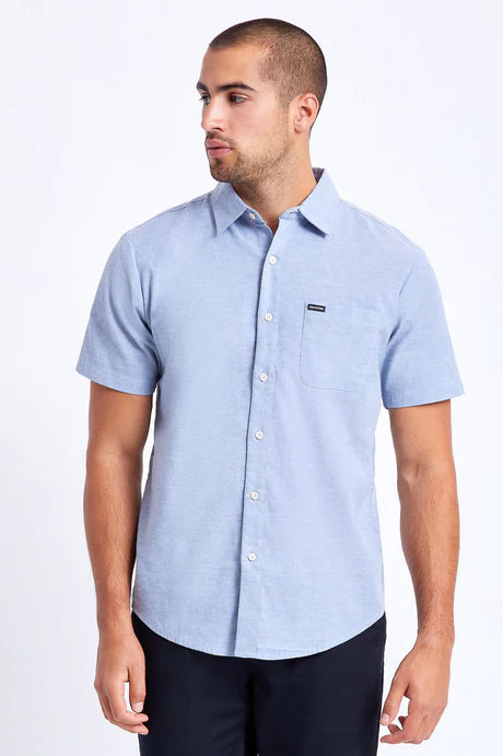 Charter Oxford S/S WVN, Light Chambray Blue