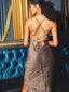 Velvet Halter Midi
