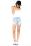 Nova Relaxed High Rise Cut Off Short, Moonlight