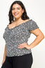 Ditsy Knit Top
